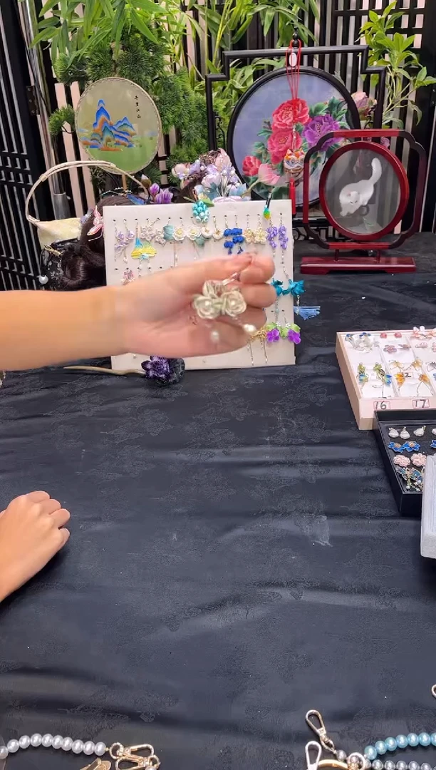 织绣无*非遗苏绣手工饰品