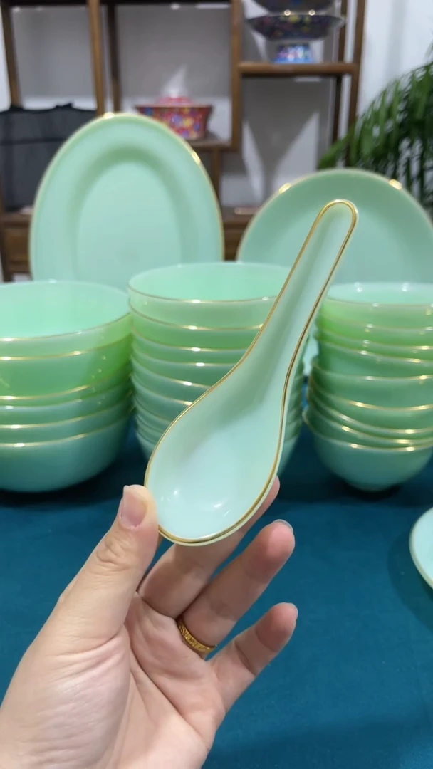 ·小汤勺玉瓷6个  【贝美】