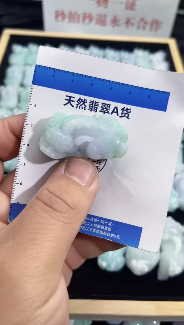 颈饰未镶嵌翡翠天然缅甸A货翡翠吊坠