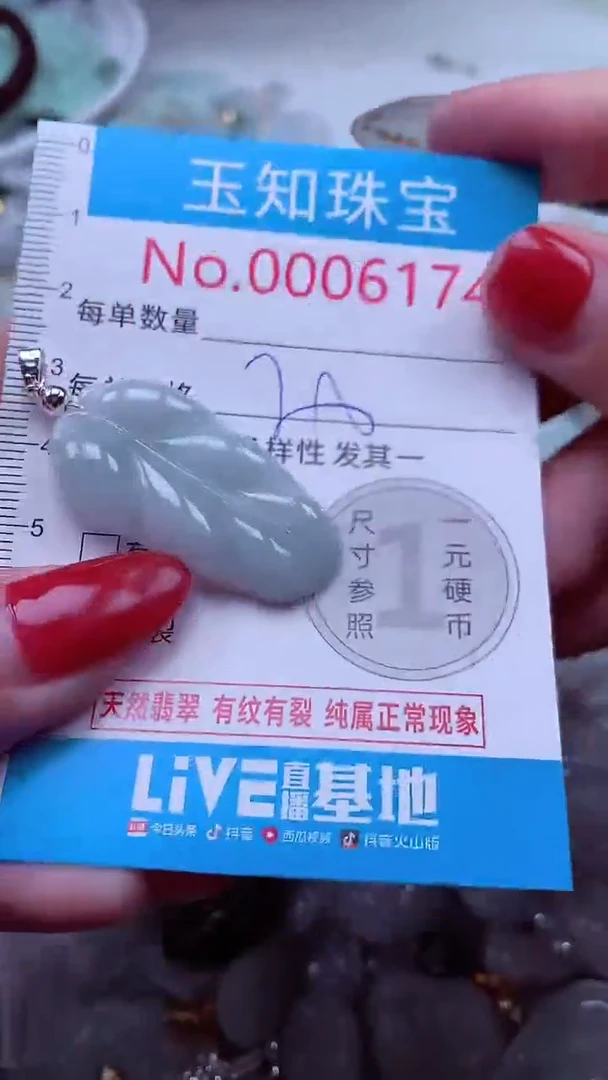 吊坠(不含链)未镶嵌翡翠6174