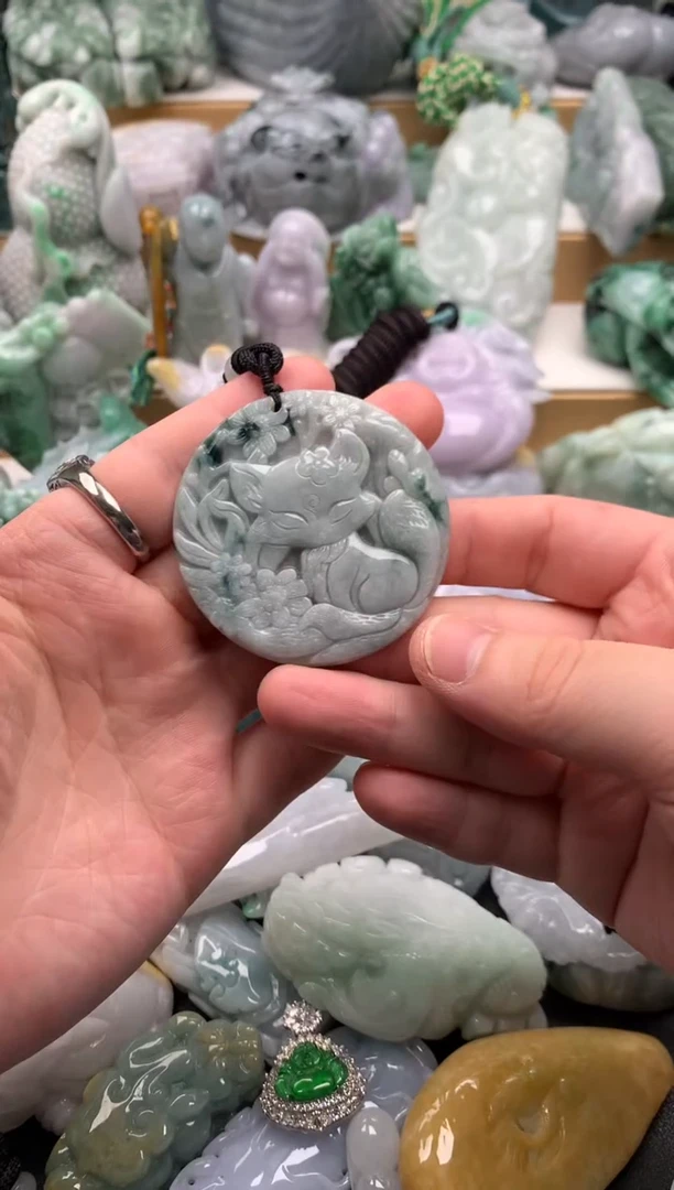 吊坠(不含链)未镶嵌翡翠1