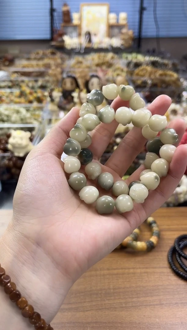 菩提根/象牙果吊坠【默认微瑕】三花猫爪12mm