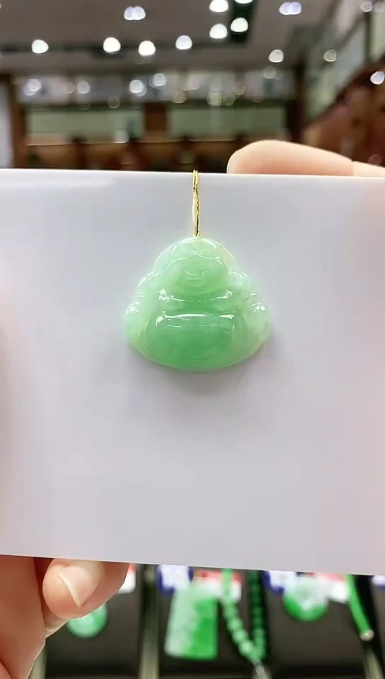 颈饰未镶嵌翡翠佛公
