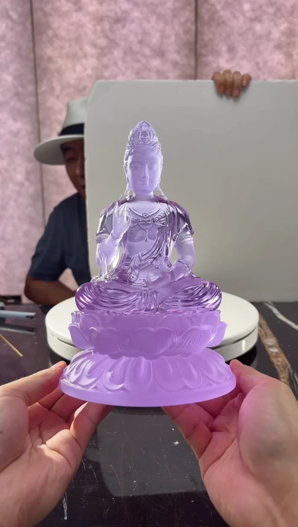 摆件紫罗兰圣观音（明暗处理）