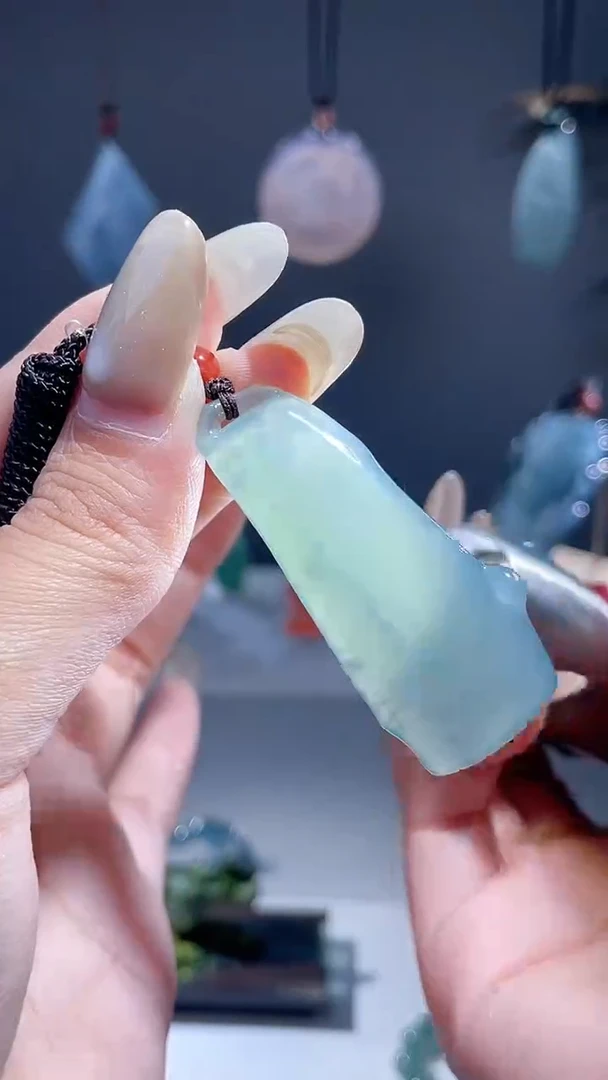 颈饰未镶嵌翡翠竹节