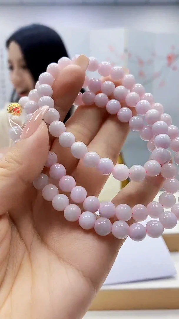 未镶嵌定制翡翠3495ty-毛货珠链72