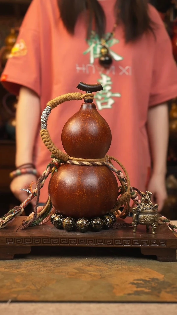 029云匠大漆酒葫芦一物一拍