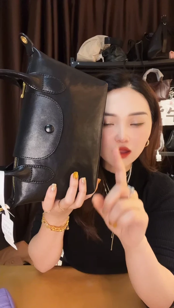 牛皮（革）高端订制时尚百搭女士手提斜跨包