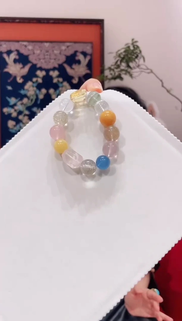 未镶嵌手链水晶多宝