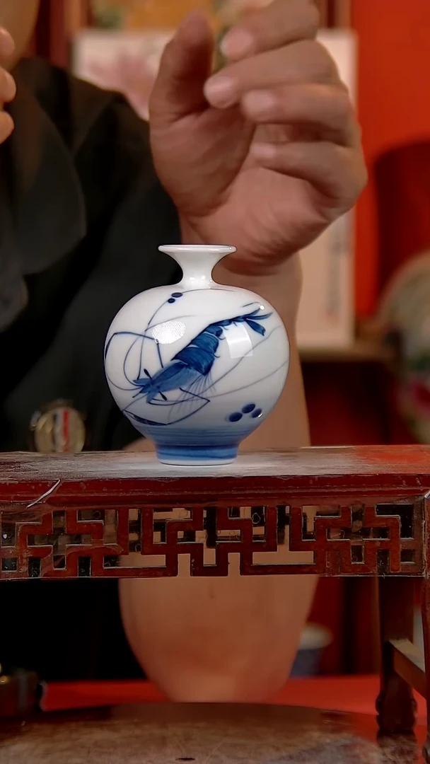 摆件景德镇陶瓷 手工手绘