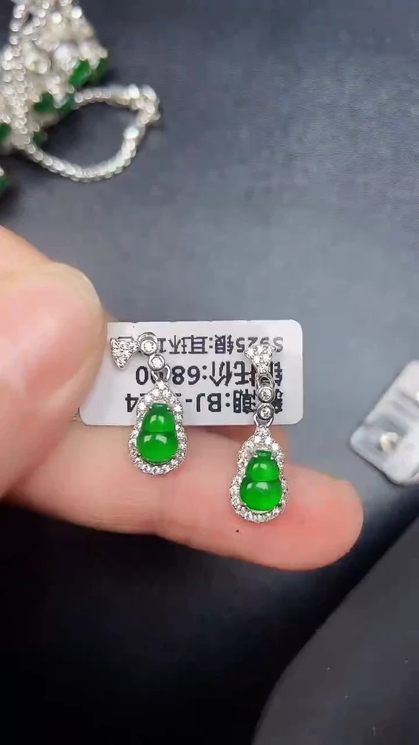 银S925镶嵌戒指翡翠2530