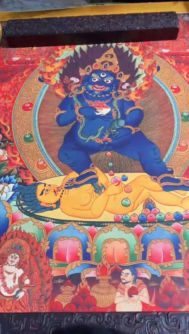 卷轴画路路的唐卡tk160