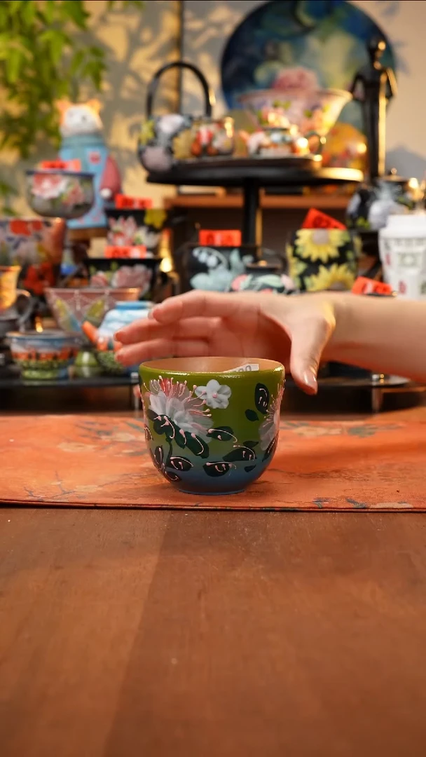 瓷片景德镇手工手绘076