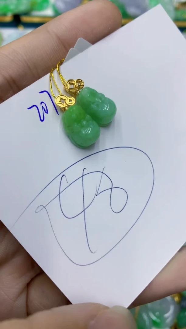 翡翠未镶嵌颈饰1111111111多样性发其一