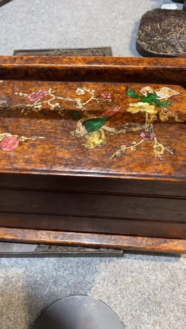 檀香紫檀（小叶紫檀）紫檀拆件雕刻板以直播间实物为准微瑕老物件
