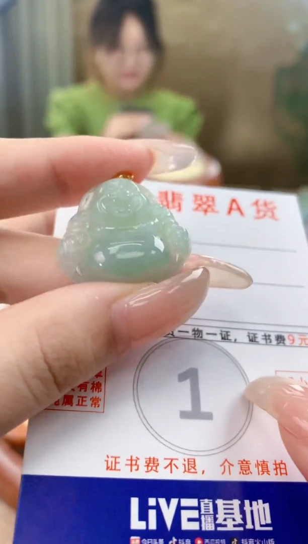 翡翠未镶嵌颈饰天然A货翡翠挂件
