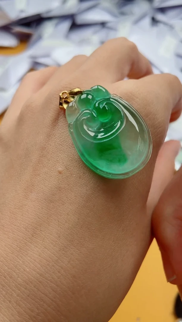 锦玺翡翠吊坠链接30000017