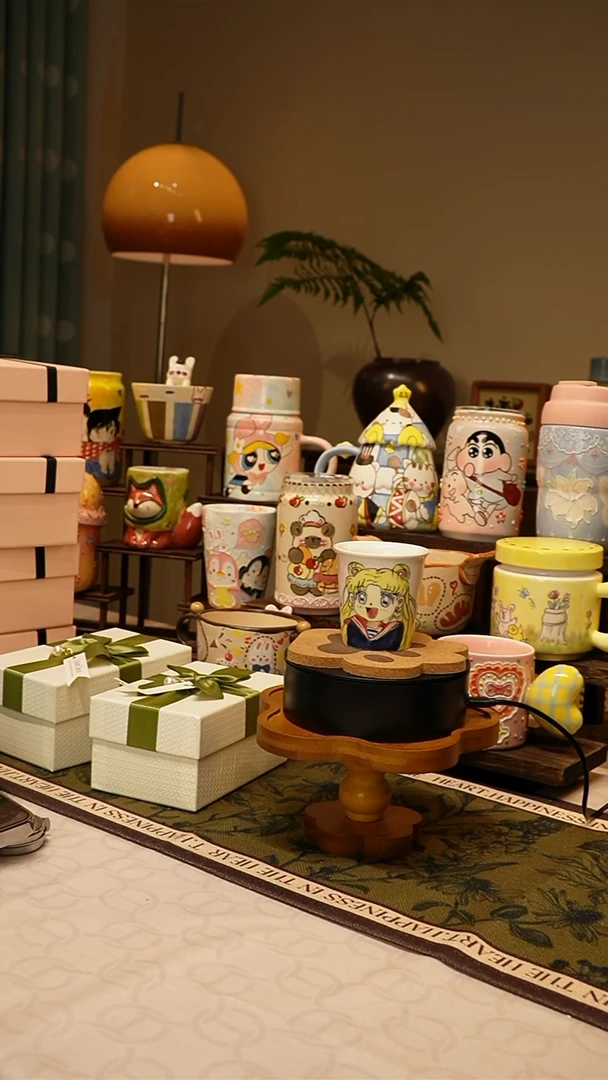 陶瓷【不带盒子】500高温釉下彩