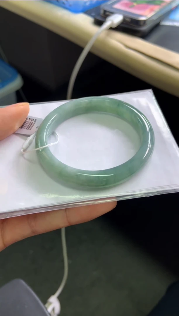 未镶嵌手镯定制翡翠50-52「定制不退不换」