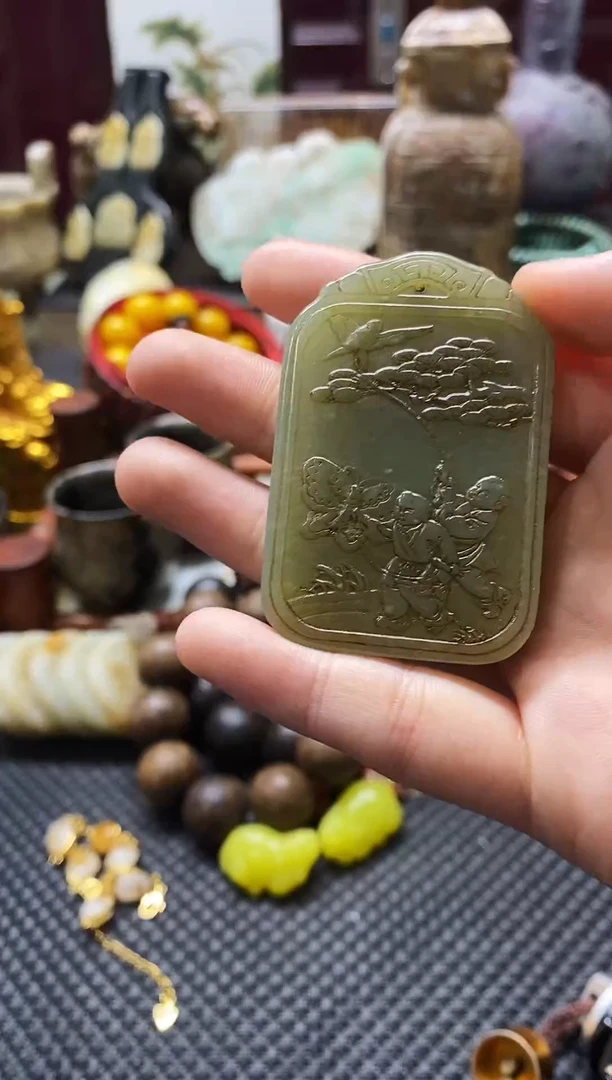 未镶嵌和田玉挂件牌子