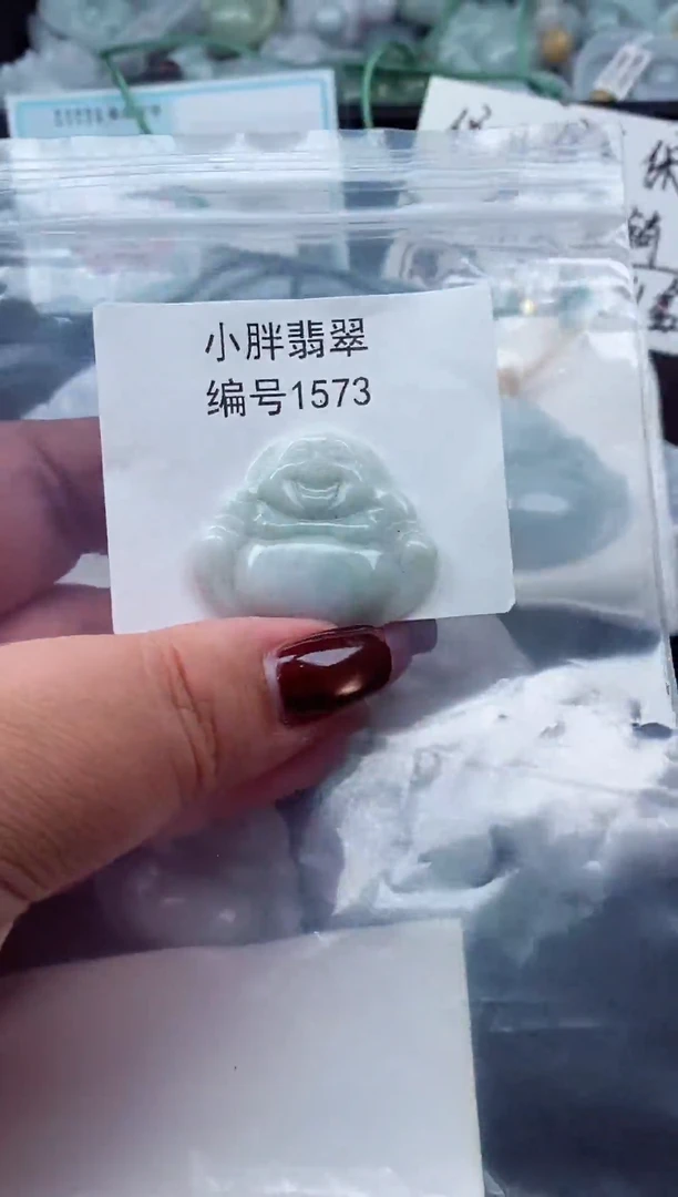 颈饰未镶嵌翡翠缅甸天然A货翡翠1573