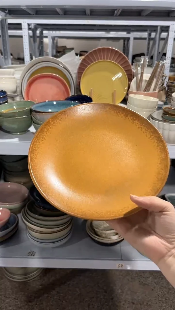 【闪购商品】瓷片外贸尾货瑕疵满20包邮X E4D小盘