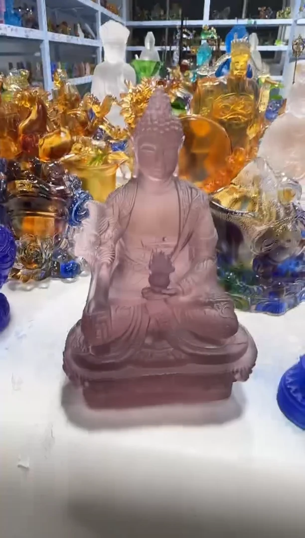 手工艺品琉璃517纯手工古法琉璃微瑕