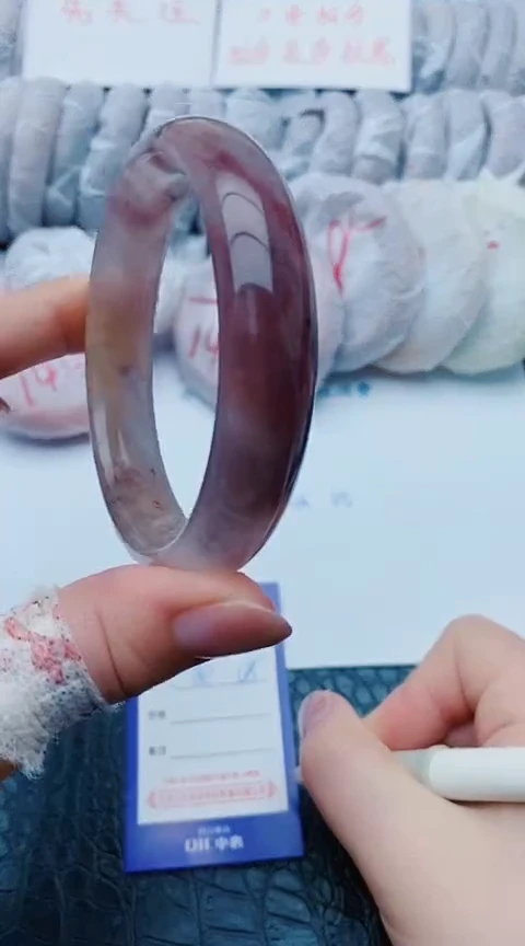 未镶嵌手镯石英质玉y228+64-65