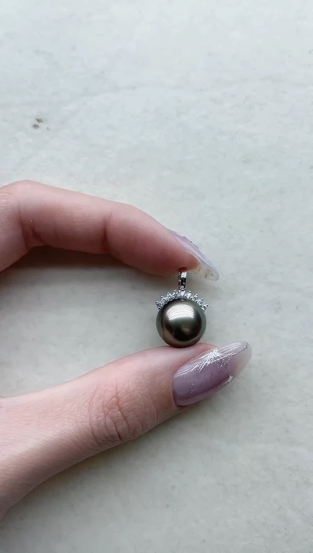 【闪购商品】海水珍珠吊坠银S925镶嵌Y94