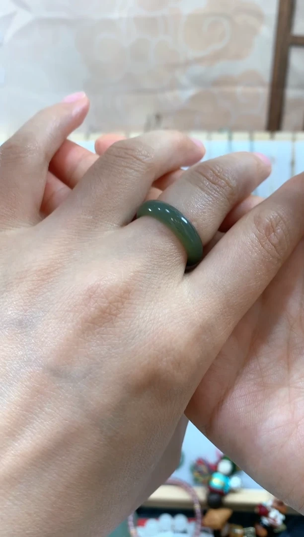 和田玉戒指未镶嵌戒指3