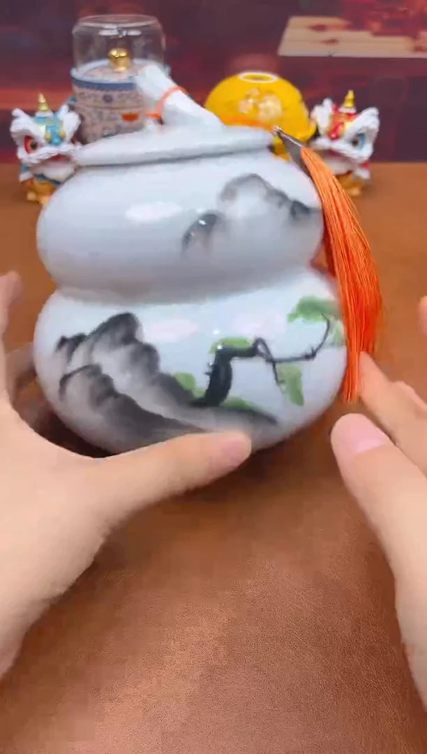 陶瓷茶具摆件旅行套组