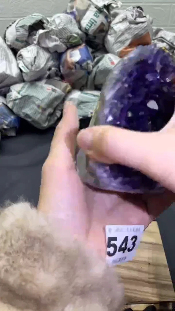 未镶嵌大型摆件（非配饰）紫晶543号摆件