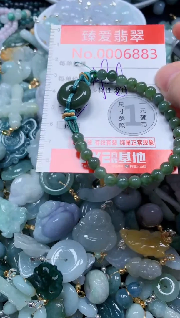 翡翠未镶嵌吊坠(不含链)6883多样性发其一