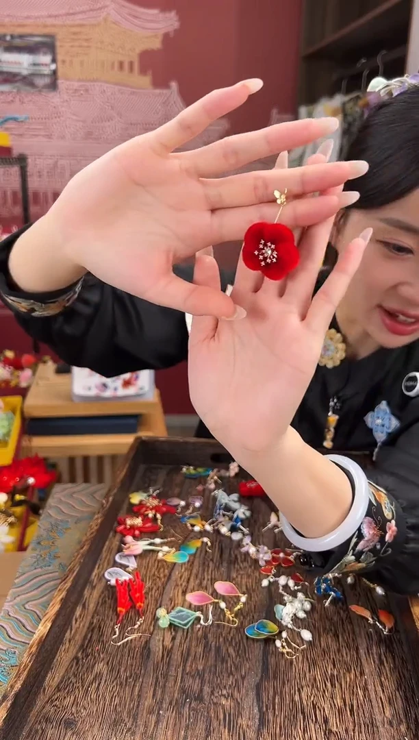 【闪购商品】刺绣苏绣世家非遗手工（耳环）