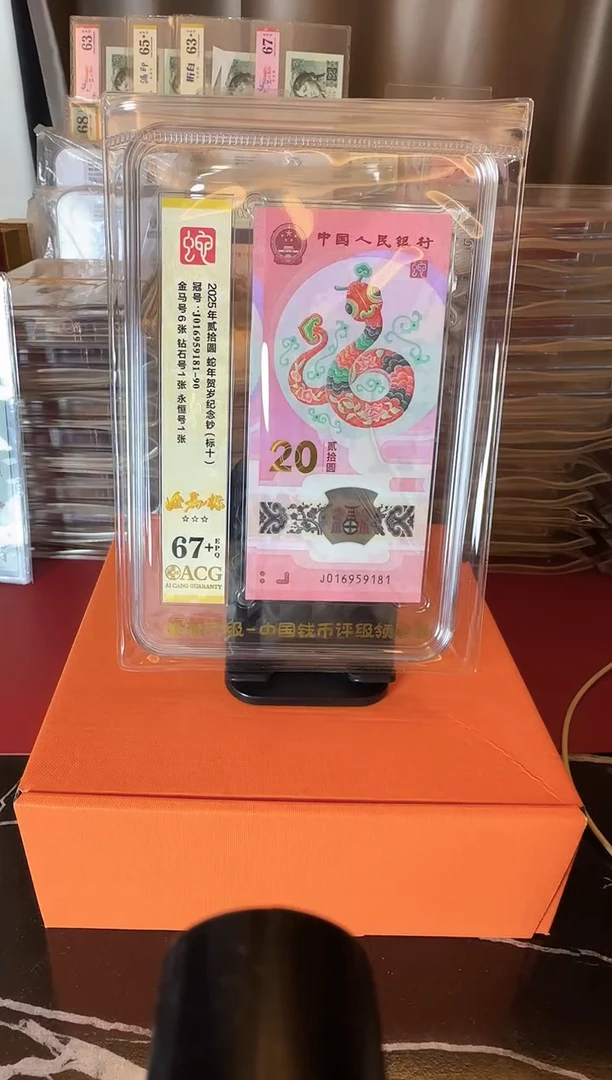 塑料2025 蛇钞 爱藏标十  如图