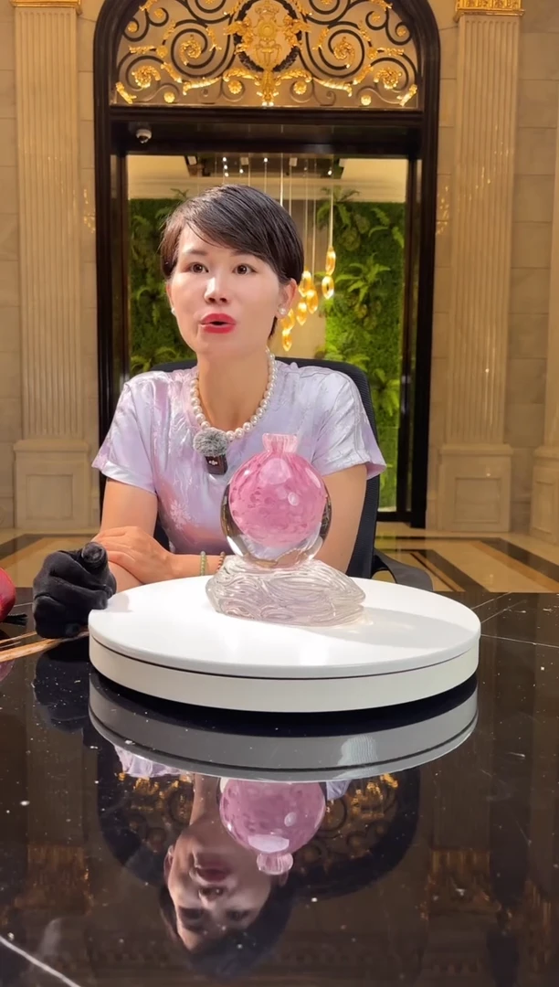 琉璃手工艺品AJ05559香薰瓶+AJ05161底座