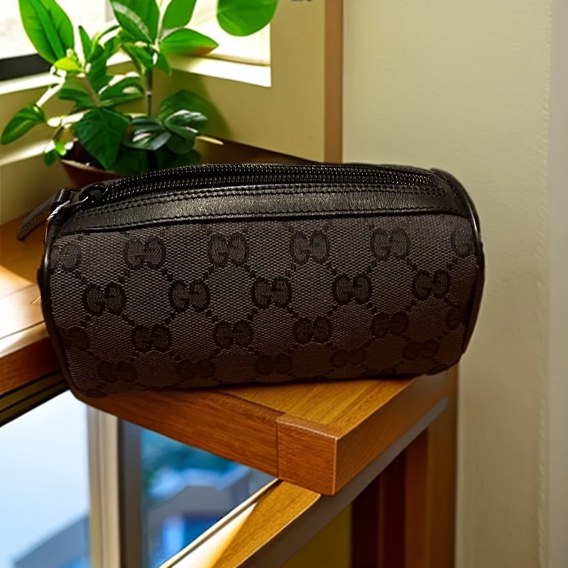 95新 GUCCI/古驰 老花巴比龙手拿包 1191 9605