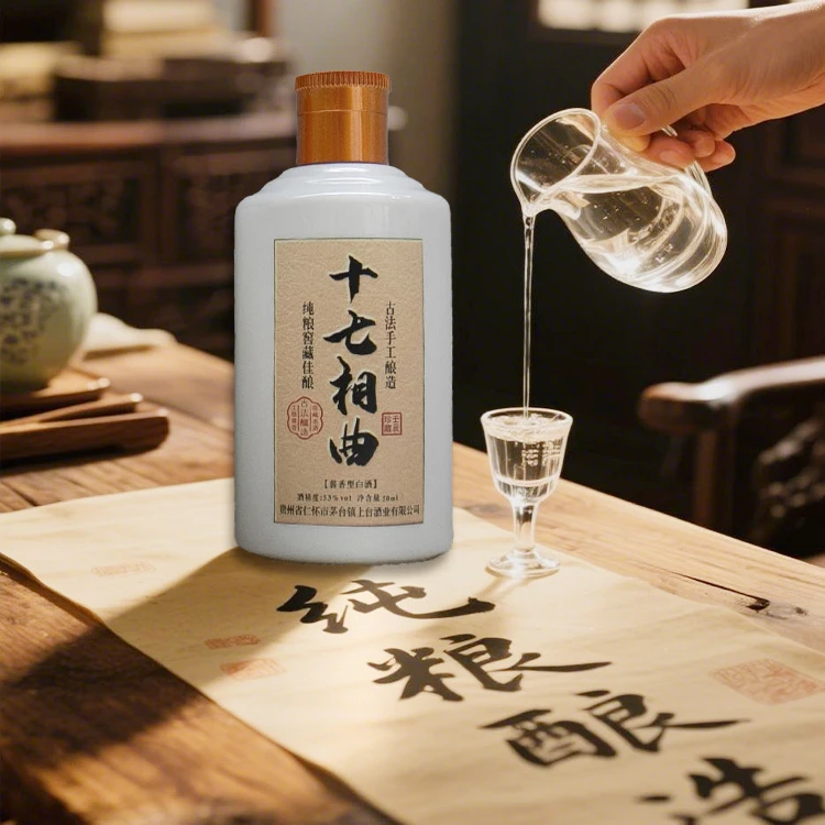 十七相曲53度50ml酱香型纯粮食高度白酒53%Vol500