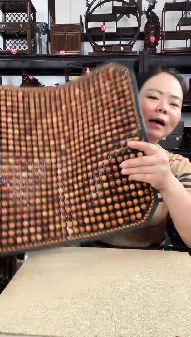 木坐垫老李红木工艺品