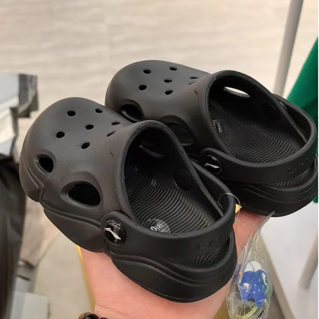 李宁正品运动生活系列男女小童时尚百搭减震回弹透气凉鞋YKKU010