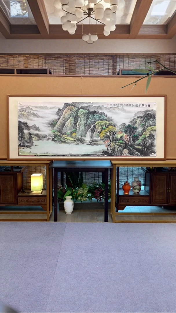 国画德*国画画芯纯宣纸纯手绘180*70cm