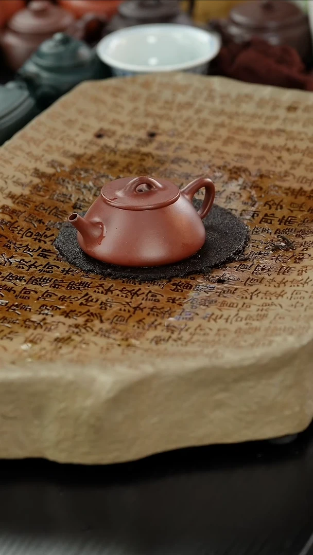 【闪购商品】紫砂茶壶lx老紫泥小纳瓢120cc