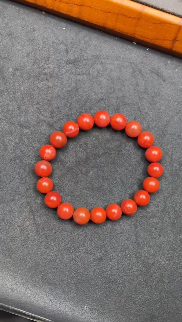 南红玛瑙手串未镶嵌手串