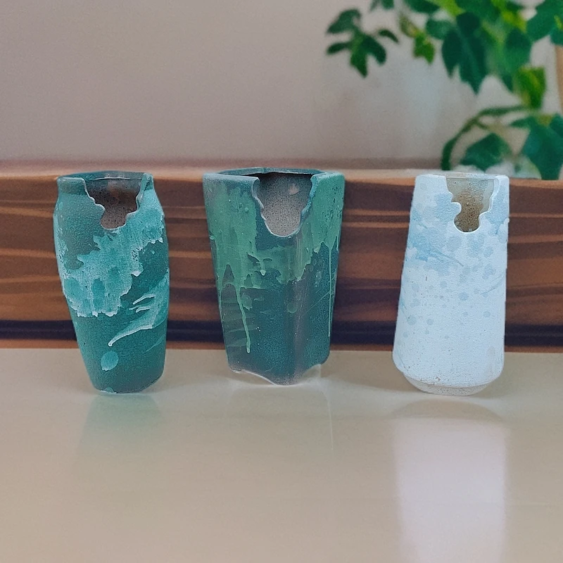 【景德镇缺口盆】缺口花盆悬崖桩飘枝多肉透气透水花盆颜色不指定