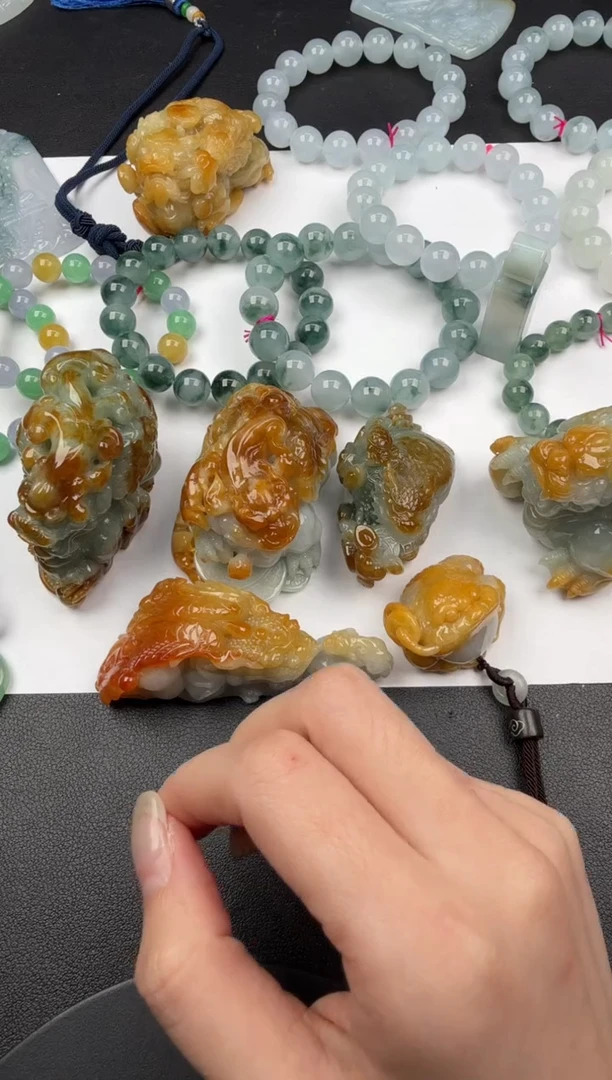 吊坠(不含链)18K金镶嵌翡翠-181翡翠饰品