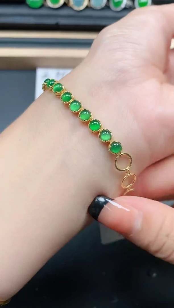 翡翠戒指银S925镶嵌111111