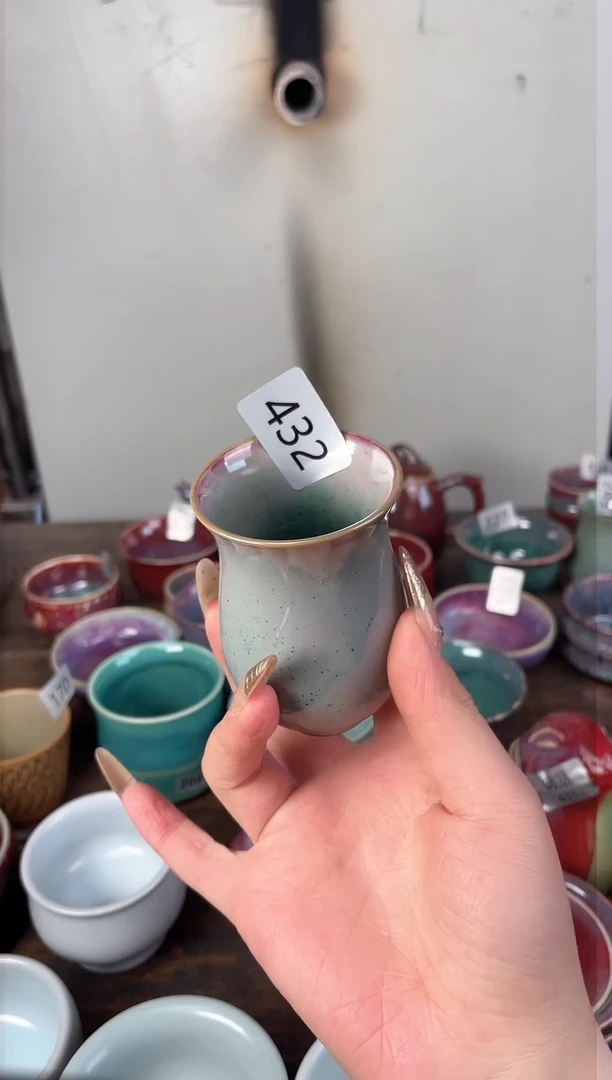 【闪购商品】摆件钧瓷手工茶器窑变