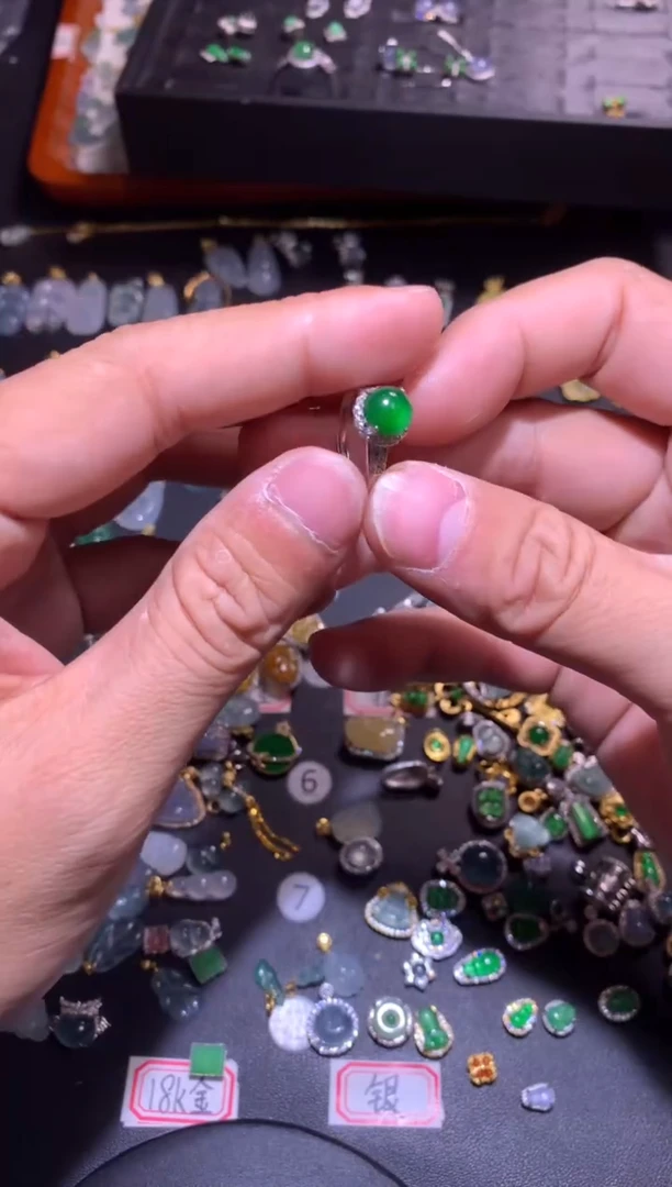 【闪购商品】翡翠吊坠(不含链)银S925镶嵌1