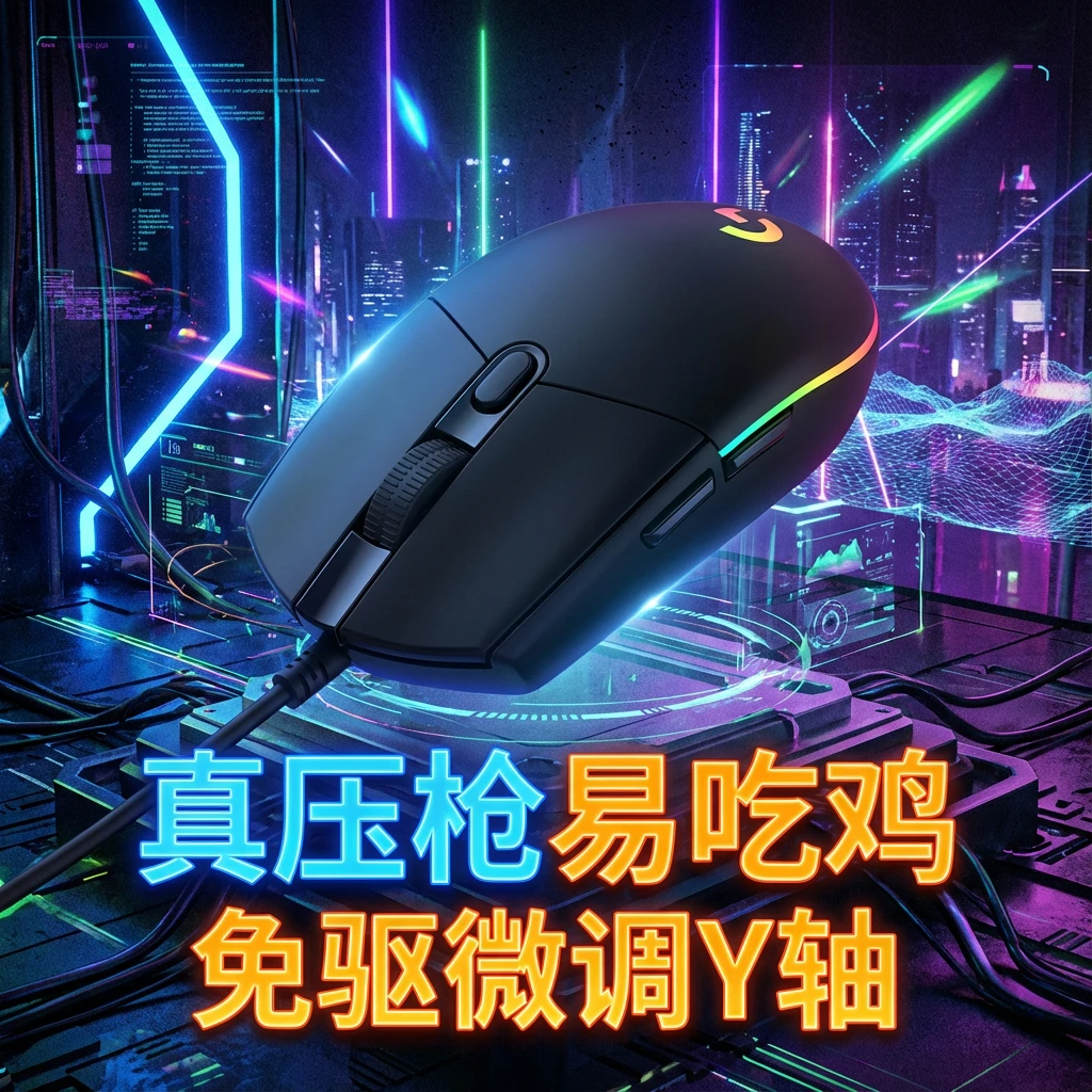 g102鼠标电竞游戏鼠标有线鼠标RGB网咖USB压枪自定义吃鸡csgoCF