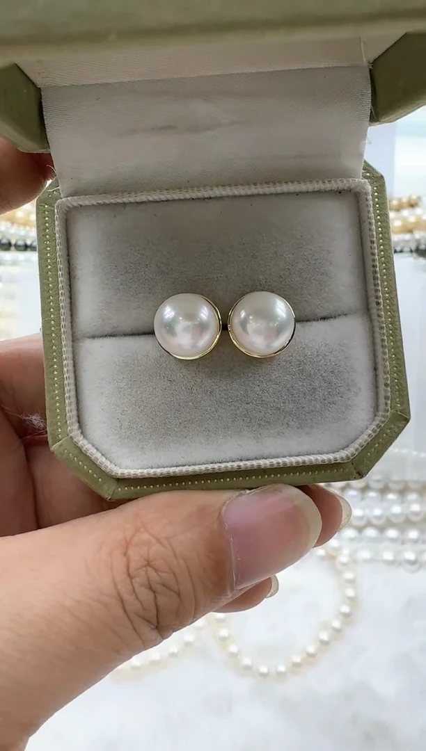 【闪购商品】淡水珍珠耳饰未镶嵌非基地发货不带证书